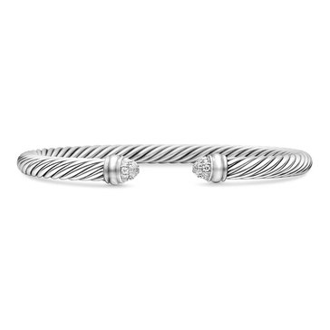 David Yurman Classic Cable Diamond Dome Bracelet