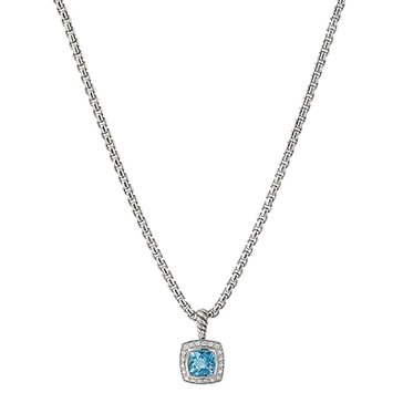 David Yurman Petite Albion with Diamond Accents Pendant Necklace