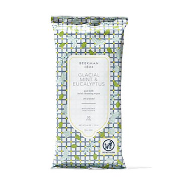 Beekman 1802 Glacial Mint And Eucalyptus Facial Cleansing Wipes