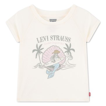 Levi Toddler Girls' Mermaid Short Sleeve Tee