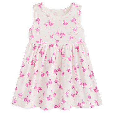 Wanderling Toddler Girls Flamingo Dress