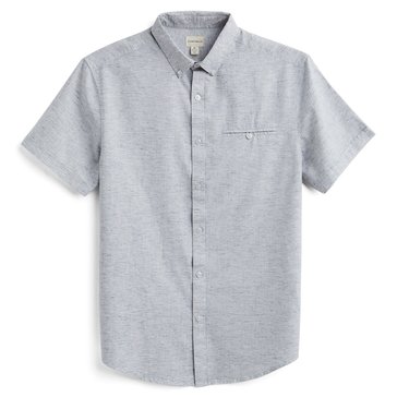 Eight Bells Men's Melange Woven Button Up Shirt
