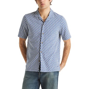 Nautica Men's Jacquard Jersey Boyfriend Polo Shirt