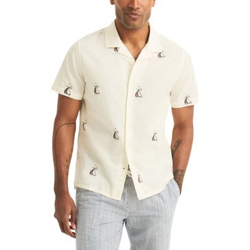 Nautica Men's Camp Collar Shirt