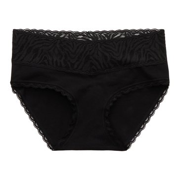 Aerie Women's Superchill Zebra Vintage Lace Boybrief Underwear