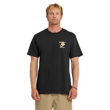 Quiksilver Men's HI Floral Script Tee