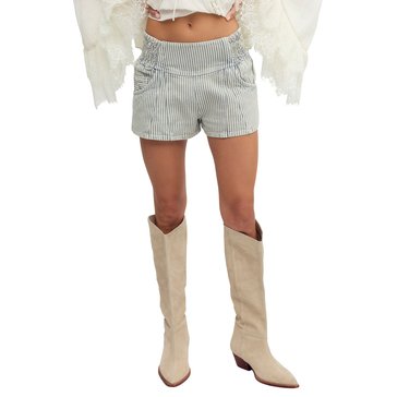 Free People Women's Luna Railroad Shorts