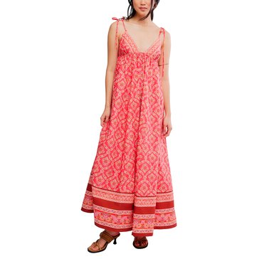 Free People Women's Sorrento Stroll Printed Maxi Dress