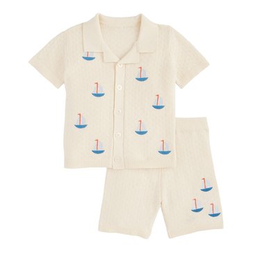 Wanderling Baby Boys' Sailboat Vrochet Set