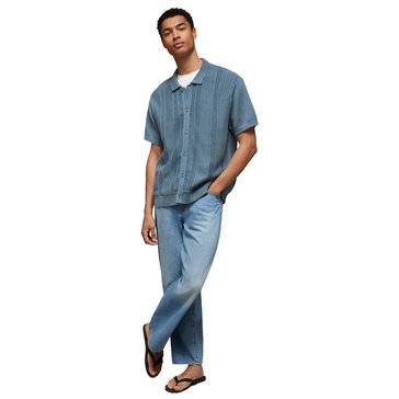 AE Men's Short-Sleeve Sweater Polo