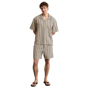 AE Men's Relaxed Fit Short-Sleeve Camp Collar Shirt