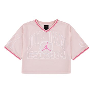Jordan Big Girls' Secret Diary Jersey Cropped Top