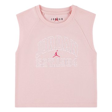 Jordan Big Girls' Secret Diary Ribbed Tank Top
