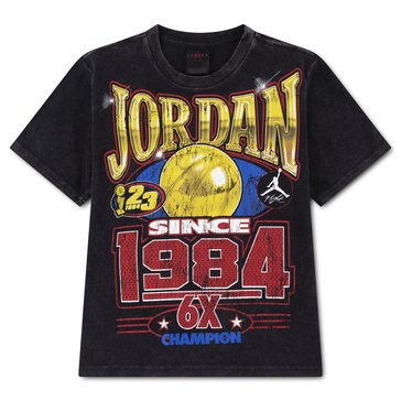 Jordan Little Boys' MJ Gold 6X Since 84 Short Sleeve Tee