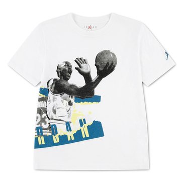 Jordan Big Boys' MJ History Lesson Short Sleeve Tee