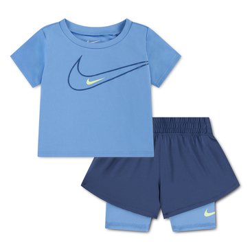 Nike Baby Girls' Move With Nature Twofer Short and Tee Set