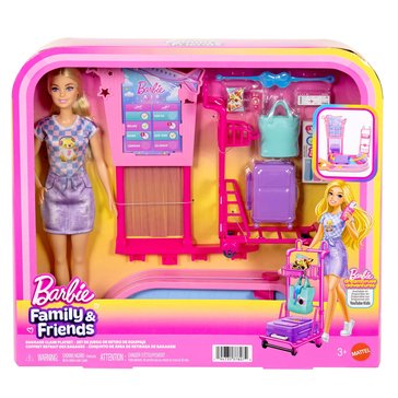 Barbie Family and Friends Baggage Claim Playset