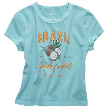 AE Womens Destination Graphic Baby Tee