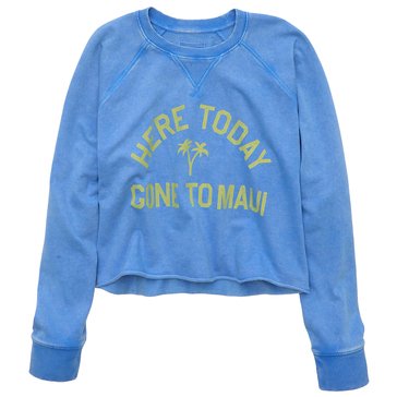 AE Womens Cropped Cutoff Sweatshirt