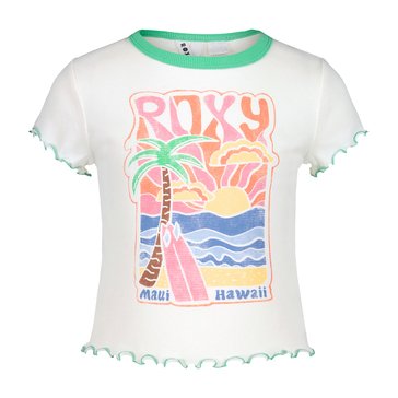 Roxy Little Girls' Ocean Poster Baby Tee