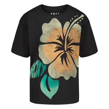 Roxy Big Girls' Hibiscus Oversized Tee
