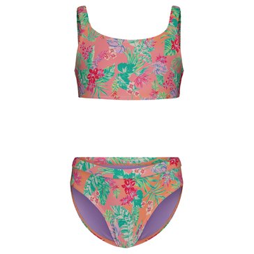 Roxy Big Girls' Coastal Breeze Bikini Set
