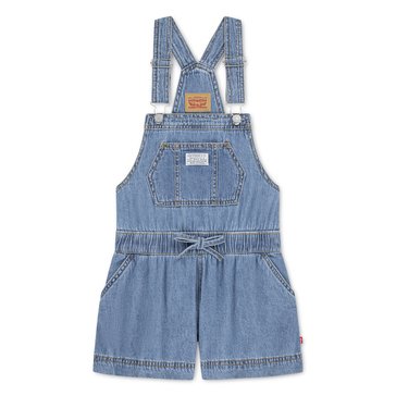 Levi's Big Girls' Tie Waist Shortalls