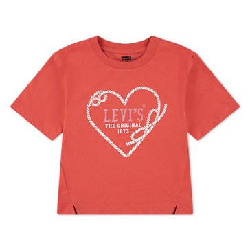 Levi's Little Girls' Meet And Greet Side Split Tee