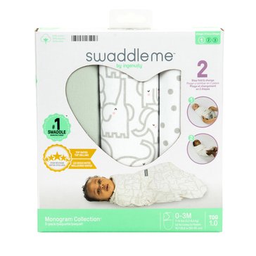SwaddleMe by Ingenuity Monogram Collection