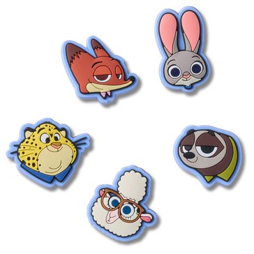 Crocs Zootopia Jibbitz, 5-Pack