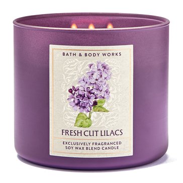 Bath & Body Works Fresh Cut Lilacs 3-Wick Candle