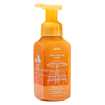 Bath & Body Works Pina Colada Swirl Foaming Soap
