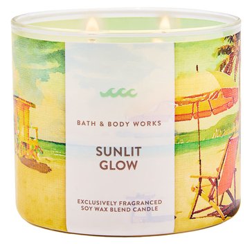 Bath & Body Works Sunlit Glow 3-Wick Candle