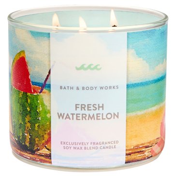 Bath & Body Works Fresh Watermelon 3-Wick Candle