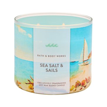 Bath & Body Works Sea Salt And Sails 3-Wick Candle