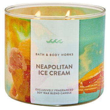 Bath & Body Works Neapolitan Ice Cream 3-Wick Candle