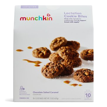 Munchkin Chocolate Salted Caramel Lactation Cookies, 1.5oz