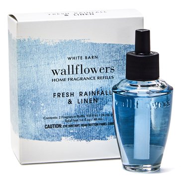 Bath & Body Works Fresh Rainfall And Linen Wallflowers 2-Pack Refill
