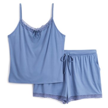 Yarn & Sea Women's Cami Boxer Pajama Set