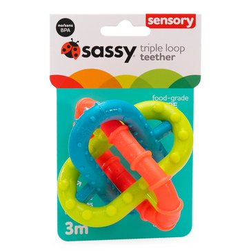 Sassy Triple Loop Teether