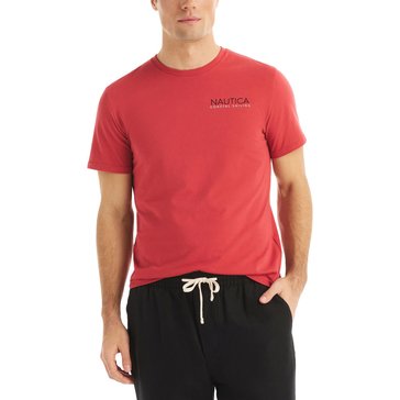 Nautica Mens Sustainable Coastal Sailing Embroidered Shirt