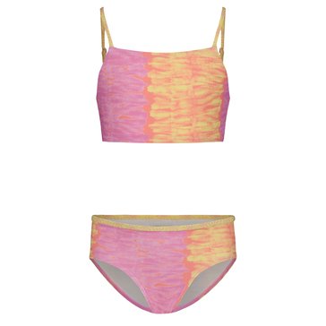 Billabong Little Girls' Sun Sippin Reversible Bikini Set