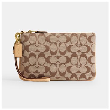 COACH Signature Jacquard Essential Small Wristlet