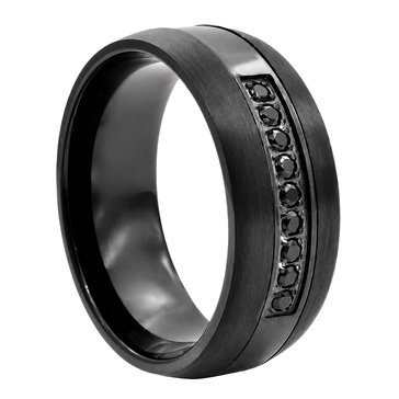 Diamond Brilliance Men's 1/7 cttw Lab Grown Diamond Band