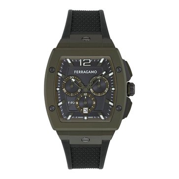 Ferragamo Men's F-80 Tonneau Chronograph Watch