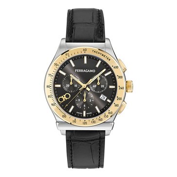Ferragamo Men's 1927 Chrono Leather Strap Watch