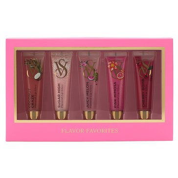 Victoria's Secret Angels Edit Flavored Lip Gloss Tube 5-Piece Coffret