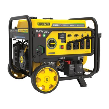 Champion 9500-Watt Electric Start Dual Fuel Portable Generator