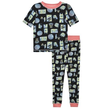 Sleep On It Boys' Sports Tight Fit Sleep Set, 2-Piece
