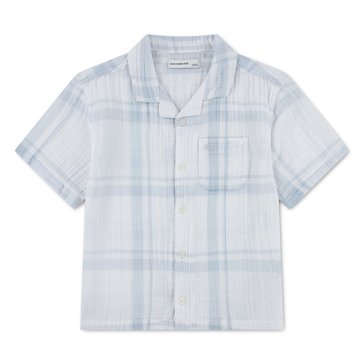 Abercrombie & Fitch Big Boys' Gauze Camp Shirt